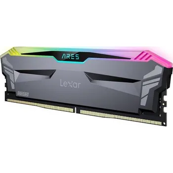 Operační paměť Lexar ARES DDR5 32GB (kit 2x16GB) UDIMM 6000MHz CL30 XMP 3.0 & EXPO - RGB, Heatsink, černá
