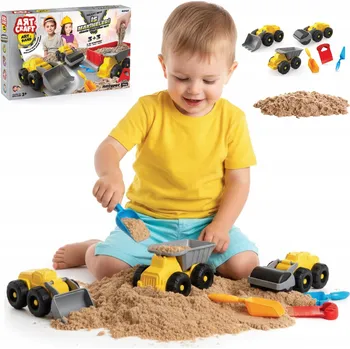 Obraz ZESTAW BUDOWLANY Z PISAKIEM KINETYCZNYM 750G NÁŘADÍ PRO DĚTI 3+