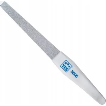 Ruční Pilník Yes , rovný, kovový, bílý