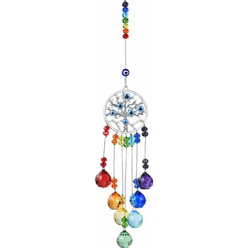 Strom života Feng Shui závěs Sedm čaker délka cca 36 cm