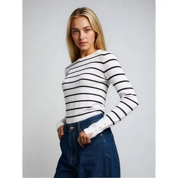 Dámský svetr Sinsay - Pruhovaný svetr s proužky - vícebarevná - 660GZ-MLC - 660GZ-MLC-XXL