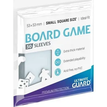 Příslušenství ke karetním hrám Ultimate Guard Prémiové obaly na karty pro deskové hry Malé čtvercové 53x53 (50 kusů)