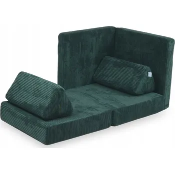 Pohovka Pohovka Mimii Montessori 60 x 60 cm zelená