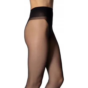 Dámské punčochy MONA Vita Bassa 20 den hladké punčocháče bokové černé 3-M Nero