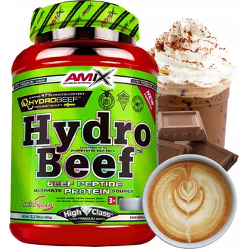 Protein Amix Hydro Beef Protein 1 kg Protein Čokoláda a káva, WPH protein