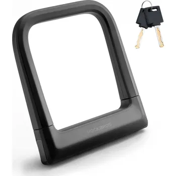 Zámek na kolo ROCKBROS Zámek na kolo U s ochranným povrchem ČERNÁ