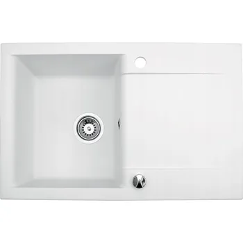 Granitový dřez Jednokomorový dřez Brenor Estein 1KO granit bílý