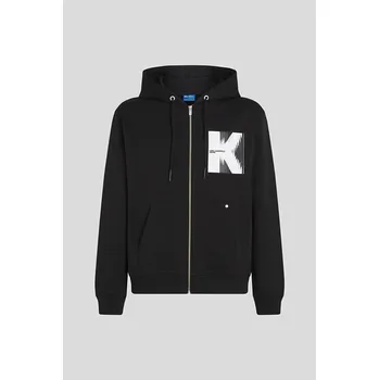 Pánská mikina MIKINA KARL LAGERFELD JEANS KLJ ZIP-UP HOODIE BLACK