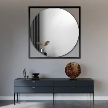 Zrcadlo Kulaté zrcadlo ve zlatém rámu - RENA - barva rámu dle vašeho výběru