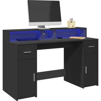 Psací stůl Psací stůl VidaXL 140 x 55 x 91 cm černý