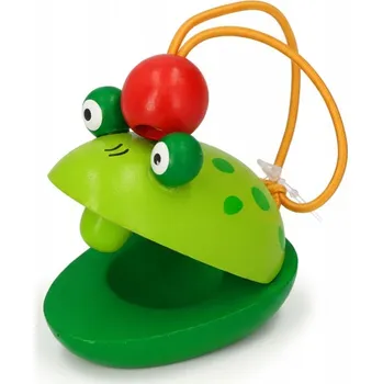 Obraz KASTANIETY DREWNIANE ZWIERZĄTKA W. ŻABKA DŘEVĚNÝ HUDEBNÍ NÁSTROJ