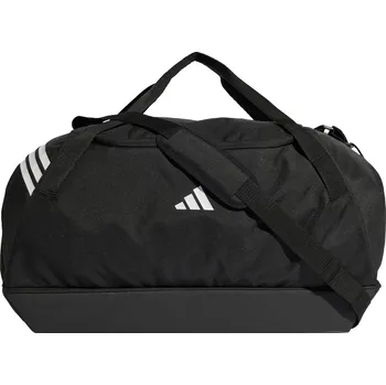 ADIDAS TAŠKA TIRO DUFFEL LARGE WITH BOTTOM COMPARTMENT BÍLÁ|ČERNÁ