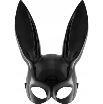 Karnevalová maska Maska na obličej PartyPal 910060 plastová zvířata černá