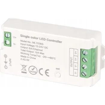 LED páska RF ovladač pro LED pásek Mono 12/24V 12A