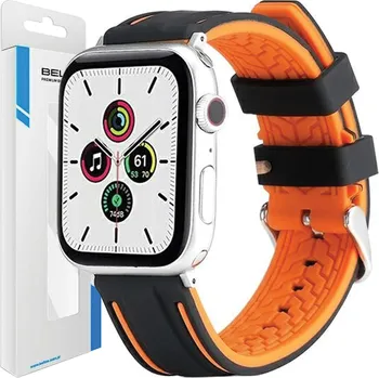 Řemínek na hodinky Řemínek Beline pro Apple Watch 70mm černý