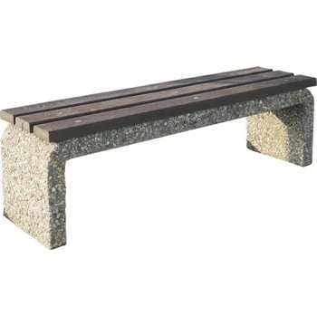 Zahradní sestava GRAF Betonová parková lavička bez opěradla