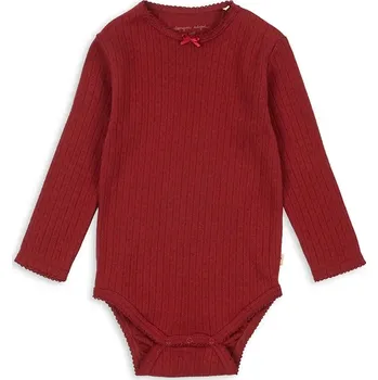 Kojenecký body Bavlněné kojenecké body Konges Sløjd MINNIE BODY GOTS KS104373.9BYA červená 33X, vel. 86