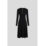 ŠATY KARL LAGERFELD KARL DAILY KNIT DRESS BLACK