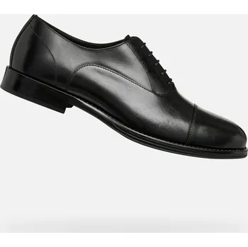 Pánská obuv Geox Pánské Černá pánská společenská obuv Geox Barberigo Černá 46 (2985768)