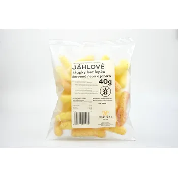 Natural Křupky jáhlové červená řepa a jablko 40g