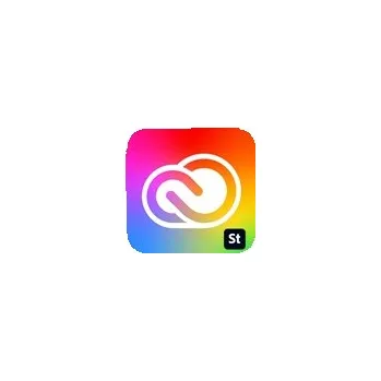 Grafický software Adobe Creative Cloud for teams All Apps with Adobe Stock MP ENG COM RNW 1 User, 12 Months, Level 4, 100+ Lic