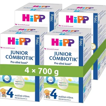 Potravina HiPP 4 Junior Combiotik mléčná výživa 700g - balení 4 ks