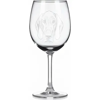 Sklenice Sklenice na víno s gravírovaným motivem – Redbone Coonhound – 2