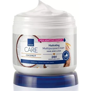 Tělový krém Krém na obličej, ruce a tělo s kokosovým olejem - 400 ml (Avon Caré)