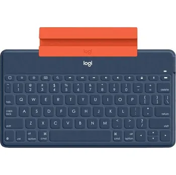 Klávesnice Logitech Kl. Bluetooht KEYS TO GO barva modrá, oranžový stojánek