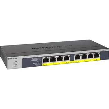 Switch NETGEAR 8-port 10/100/1000Mbps Gigabit Ethernet, Flexible PoE