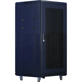 Rozvaděč XtendLan 18U/800x1000 stojanový, černý, perforované dveře a záda