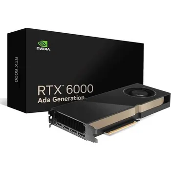 Grafická karta NVIDIA RTX 6000 ADA - Grafická karta - NVIDIA RTX 6000 Ada - 48 GB GDDR6 - PCIe 4.0 x16 - 4 x DisplayPort