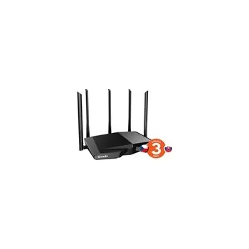 Tenda TX27 Pro AXE5700 WiFi6E Router, 1x GWAN, 3x GLAN, IPv6, BSS Color, VPN server, WPA3,CZ app