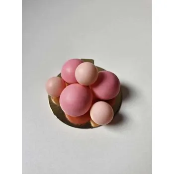 Čokoláda Čokoládová figurka Kolule růžové 6ks