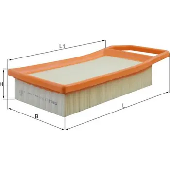 Vzduchový filtr Vzduchový filtr KNECHT LX 1619