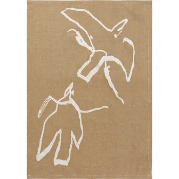 Ferm Living, Kuchyňská utěrka Vuelo 50 x 70 cm hnědá - Formadore