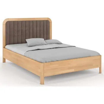 Postel Zvýšená postel z masivu buk Modena Rozměr: 120x200, Odstín moření: Buk přírodní, Čalounění: 2306