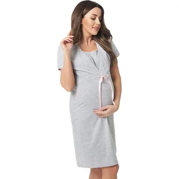 Dámská noční košile Dorota Nora šedá, XXL