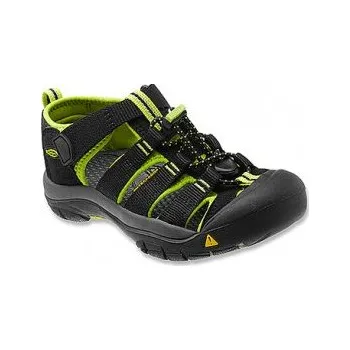 Pánské sandále KEEN Newport H2 Jr black/lime green US 2 / EU 34,0 / UK 1 / 21 cm; Černá sandály + DÁREK DLE VÝBĚRU!