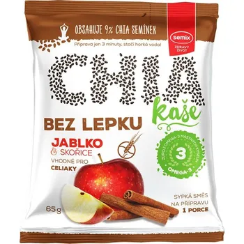 Semix Kaše chia jablko se skořicí BZL 65g DTM 12/2025