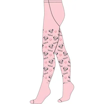 E plus M • Dětské / dívčí punčocháče Minnie Mouse - Disney - 40 DEN (silonky) - růžové 104 / 110