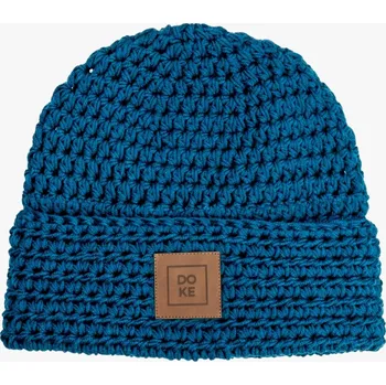 Čepice Merino háčkovaná čepice Luke petrol Velikost: Univerzální (od 12 let)