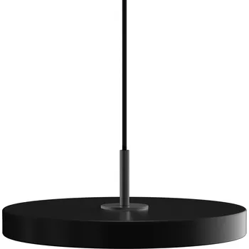 Osvětlení Umage, Závěsná lampa Asteria Plus s černým držákem 31 cm černá - Formadore