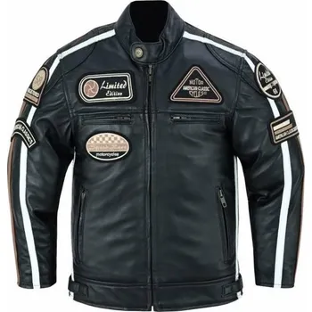 Sport Kožená dětská moto bunda BSTAR Kids Black 12