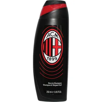 Sprchový gel Fan-shop Sprchový šampón 2v1 AC MILAN 250 ml