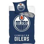 TipTrade (CZ) • Hokejové ložní povlečení NHL Edmonton Oilers - motiv Shields - 100% bavlna renforcé - 70 x 90 cm + 140 x 200 cm