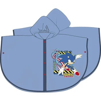 Pláštěnka DIFUZED • Chlapecká pláštěnka / pončo s kapucí Ježek Sonic EU 116