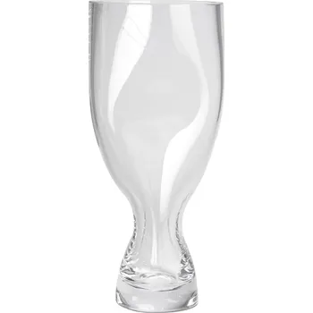 Váza Orrefors, „Pokrčená“ váza Squeeze 34 cm transparentní - Formadore