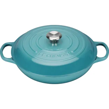 Pánev Le Creuset, Hrnec Gourmet Signature nízký 30 cm azurový - Formadore