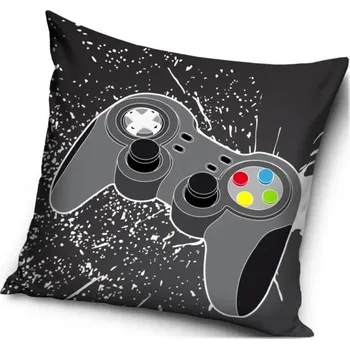 Dekorativní polštářek Carbotex • Polštář Gamepad - herní ovladač - 40 x 40 cm